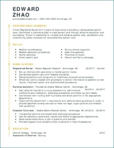 Bsn Resume Template