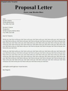 Business Proposal Template Free Download Word