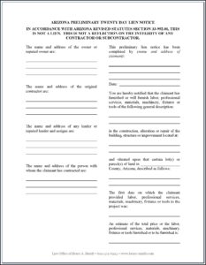 California Preliminary Notice Form 2017