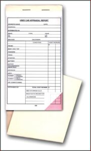 Car Appraisal Form