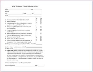 Chemical Peel Consent Form Ascp