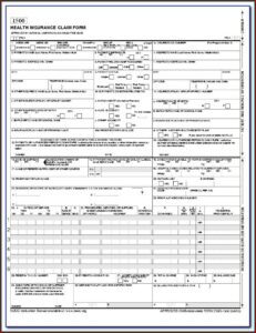 Cms 1500 Form Filling Instructions