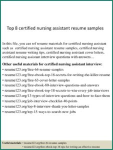 Cna Resume Builder