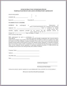 Construction Lien Florida Form