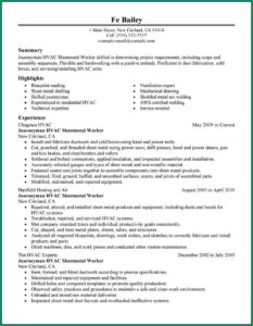 Construction Resume Sample Free