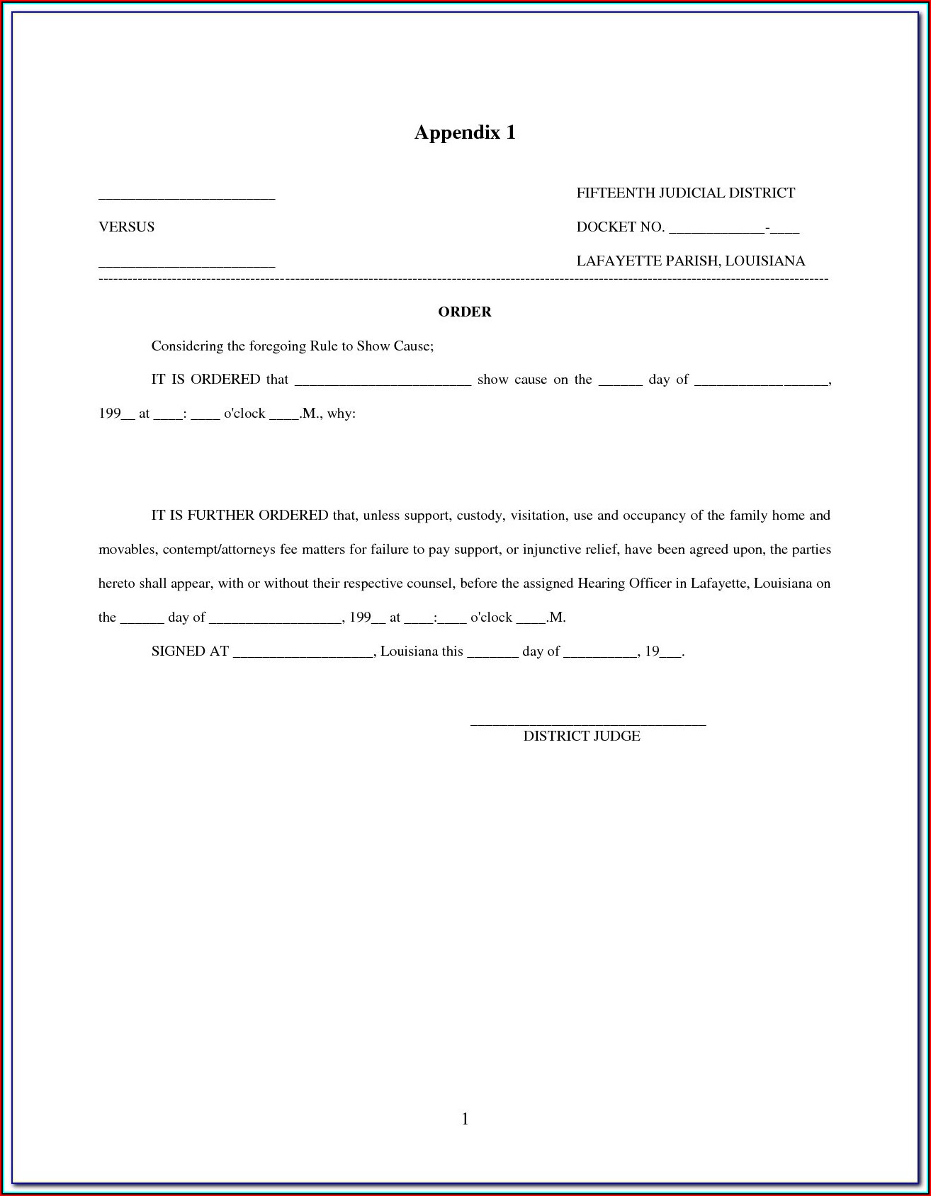 Contested Divorce Forms In Tennessee