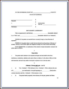 Contested Divorce Forms Tn