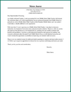Cover Letter Example For Resume Free
