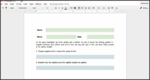 Creating Fillable Forms In Google Docs