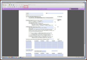 Creating Fillable Forms Using Microsoft Word
