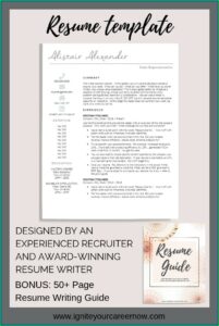 Curriculum Vitae Resume Template