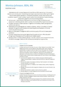 Curriculum Vitae Sample For Registered Nurse