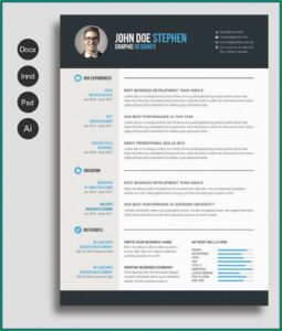 Cv Resume Template Free Download Word