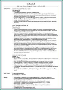 Data Governance Resume Examples