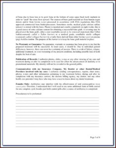 Denture Approval Consent Form