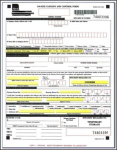 Digital Forensics Chain Of Custody Form Template