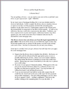 Divorce Paperwork Washington State