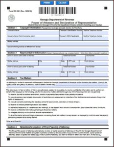 Durable Financial Power Of Attorney Form Georgia