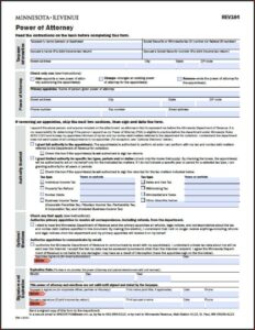 Durable Financial Power Of Attorney Form Minnesota