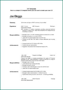 Easy To Use Cv Templates