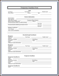 Emergency Guardianship Forms Indiana