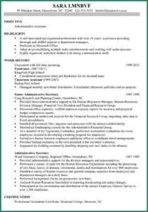 Example Of Resume Format For Job