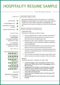 Example Of Resume Writing