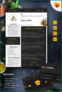 Executive Chef Cv Template
