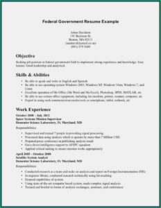 Federal Government Resume Builder