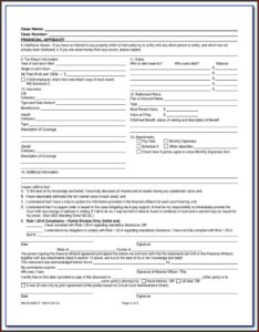 Financial Disclosure Affidavit Ny Form