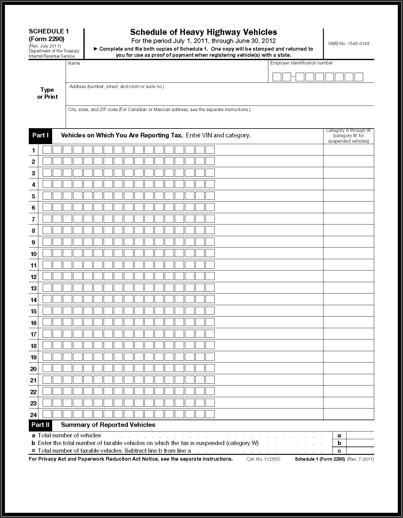 Form 2290 Instructions 2016