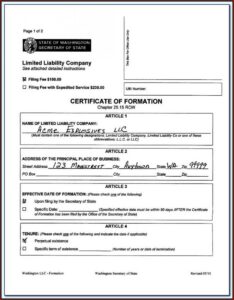 Forming A New Llc In Florida