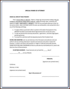 Forms For Wills And Power Of Attorney