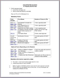 Free Alabama Divorce Forms Download