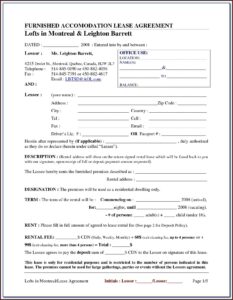 Free Chicago Apartment Lease Form