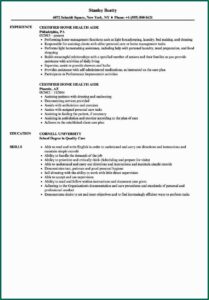 Free Cna Resume Examples