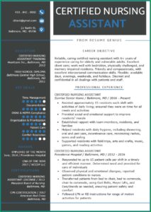 Free Cna Resume Samples