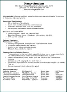 Free Copy And Paste Resume Templates