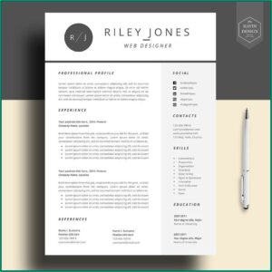 Free Cv Template Download For Mac