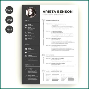 Free Download Creative Resume Templates Word