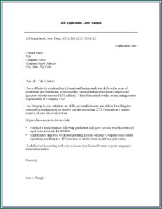Free Download Of Cover Letter Samples For Resumes