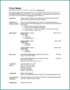 Free Downloadable Resume Templates Google Docs