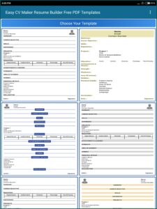 Free Easy Resume Builder Templates