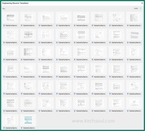 Free Editable Resume Templates Microsoft Word