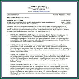 Free Federal Resume Builder