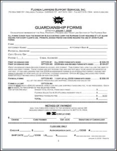 Free Guardianship Forms Arizona