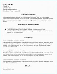 Free Hybrid Resume Template Word