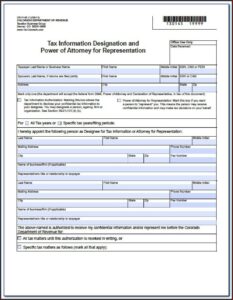 Free Medical Durable Power Of Attorney Form Colorado