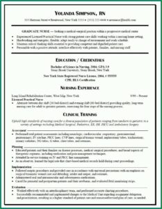 Free Nurses Resume Templates