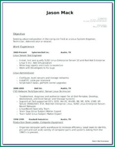 Free Nursing Resume Template Download